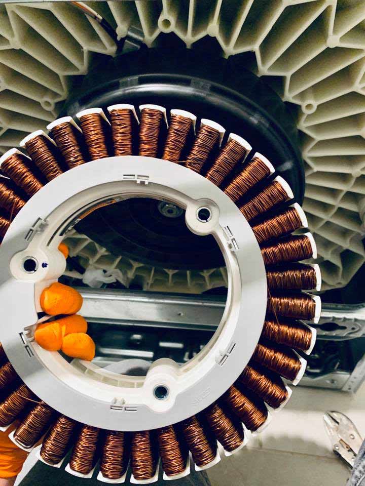 Dryer repair coiling